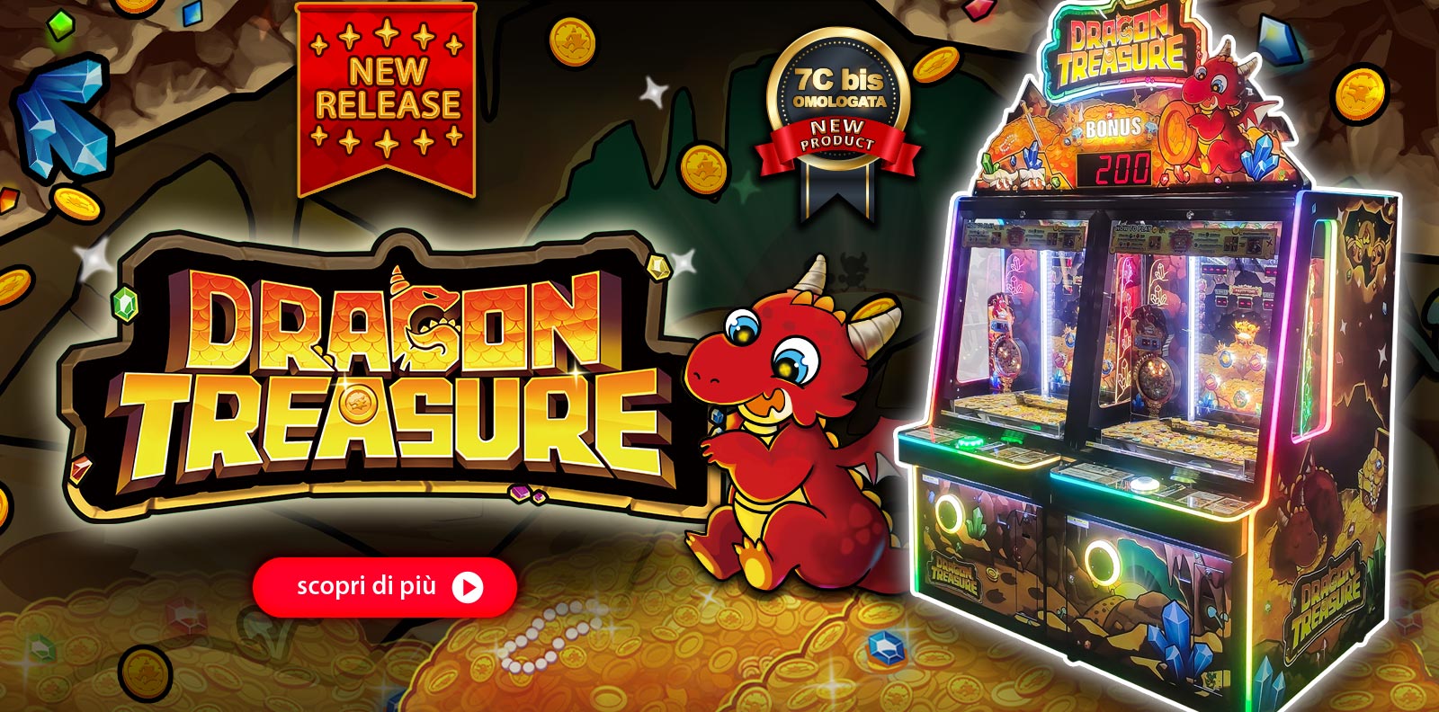 mondogiochi homeslide dragon treasure